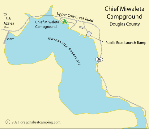 galesville reservoir map